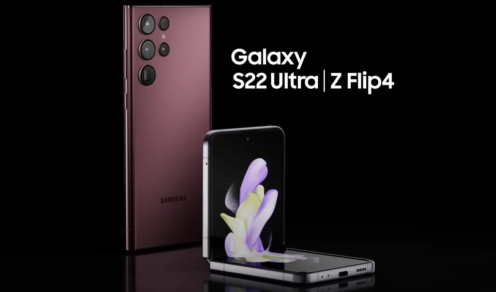 O Samsung Galaxy S22 Ultra e o Z Flip 4 já estão disponíveis no mercado brasileiro (Imagem: Reprodução/Samsung)