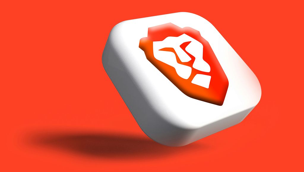 Logo 3D do navegador Brave