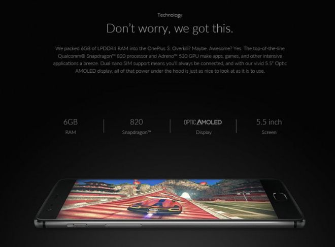 OnePlus 3 OnePlus 3
