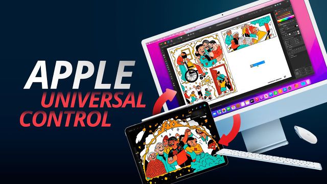 Controle Universal: MacBook e iPad integrados com mouse e teclado compartilhados