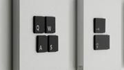 Empresa de design cria interruptor de luz com teclas de notebooks novas em folha