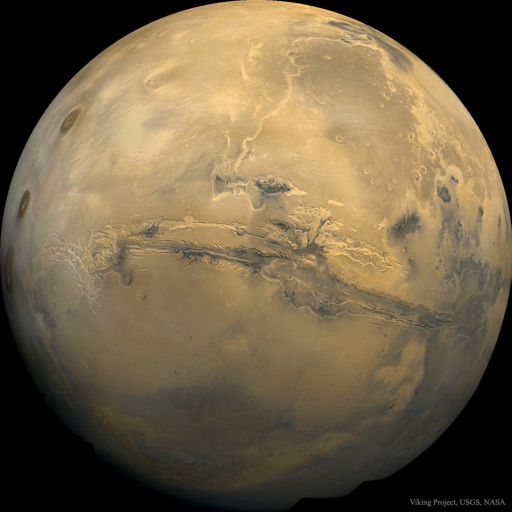 Marte fotografado pela sonda Viking (Imagem: NASA/Viking Project)