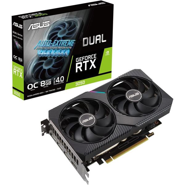 [PARCELADO] Placa de Vídeo Asus DUAL-RTX3050-O8G 90YV0HH0-M0NA00
