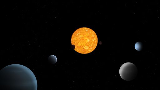 Sistema estelar descoberto por satélite europeu tem planetas em "dança orbital"