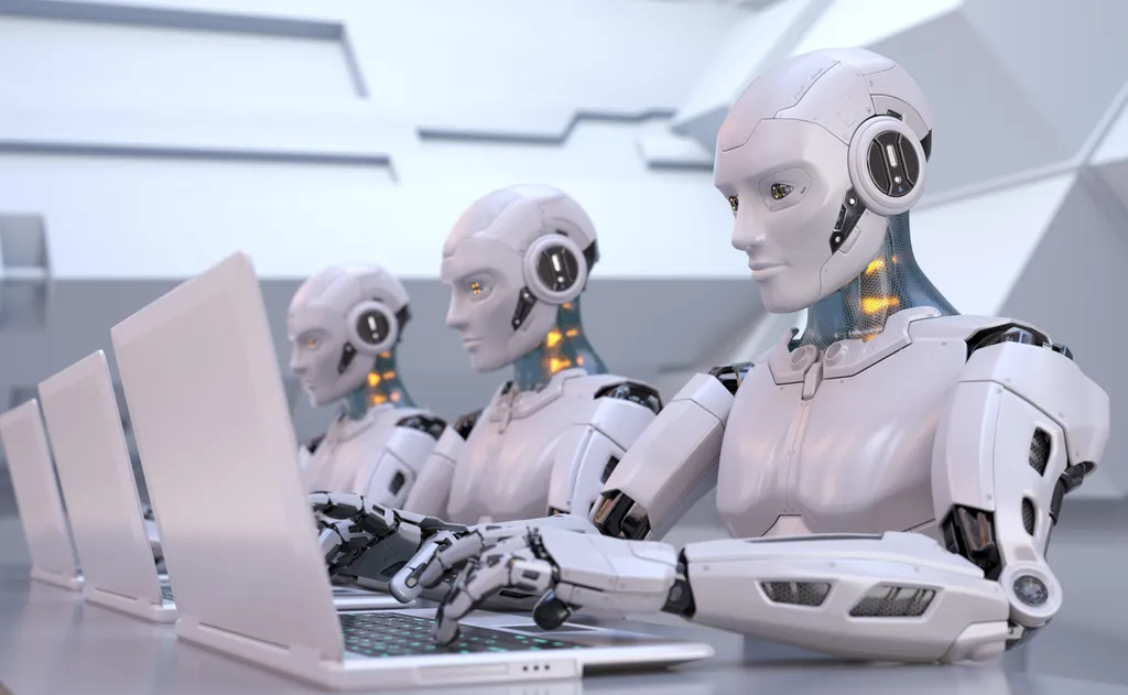 Quanto mais as pessoas se relacionam com robôs, menos elas querem trabalhar em equipe com outros humanos (Imagem: iLexx/Envato)