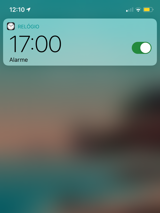 Crie alarmes com a Siri. Captura de tela: Lucas Wetten (Canaltech)