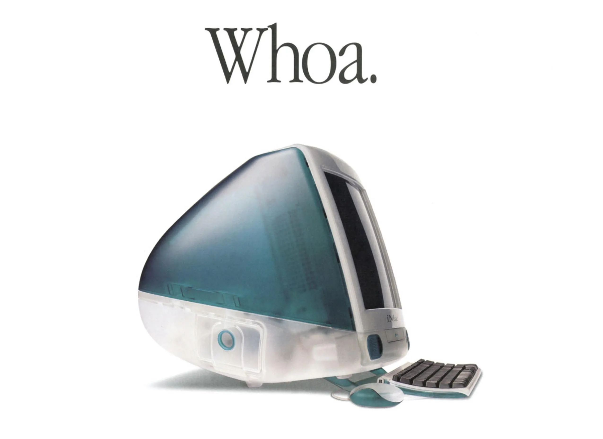 iMac iniciou a agora clássica nomenclatura de produtos da Apple (Imagem: Reprodução/Apple)