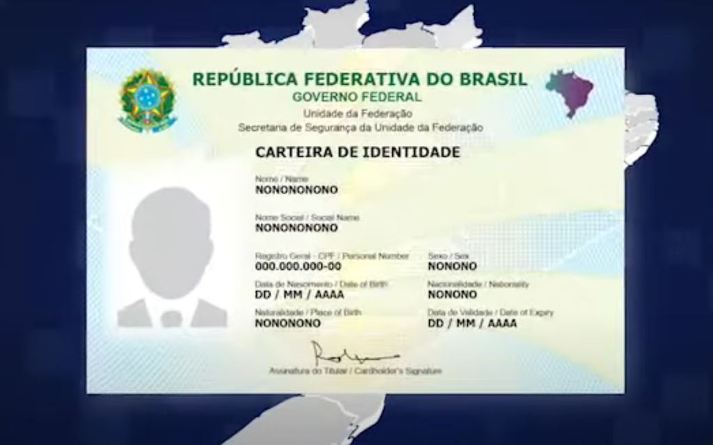Dez milhões de brasileiros já possuem a nova Carteira de Identidade Nacional (Imagem: Reprodução/Governo do Brasil)