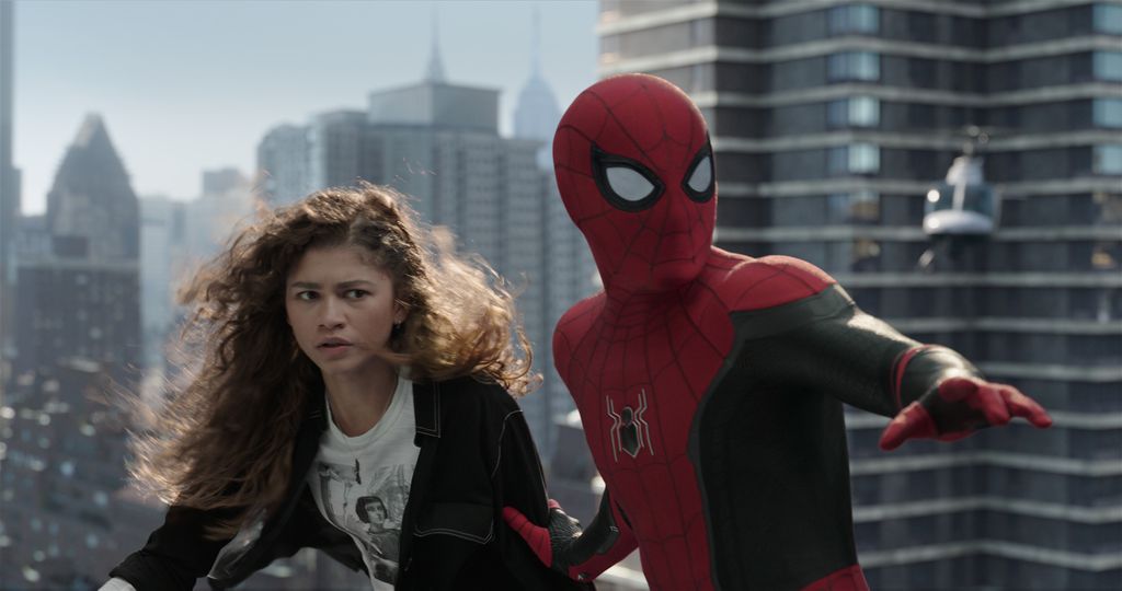 Zendaya e Tom Holland em Homem-Aranha: Sem Volta Para Casa (Imagem: Divulgação / Sony)