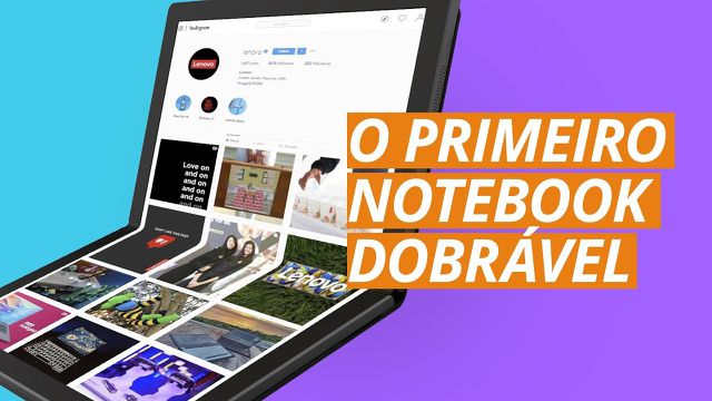 O PRIMEIRO Notebook DOBRÁVEL de verdade