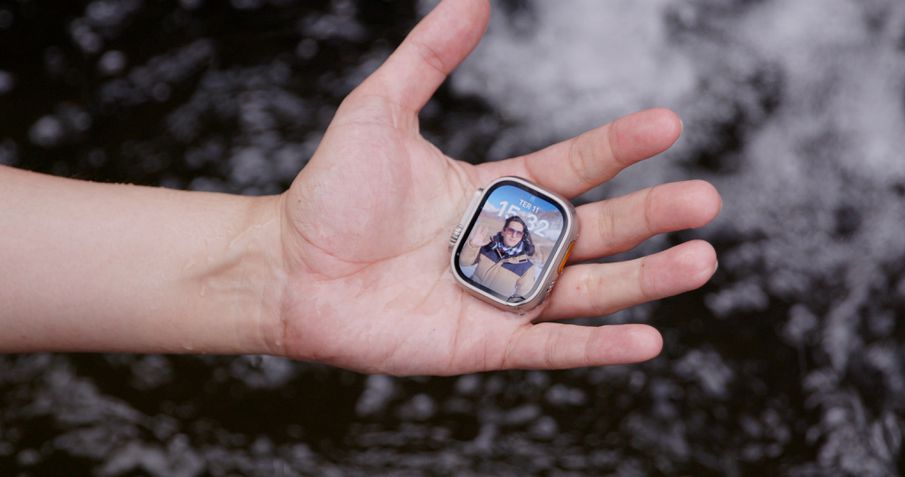 Cápsula do Apple Watch Ultra