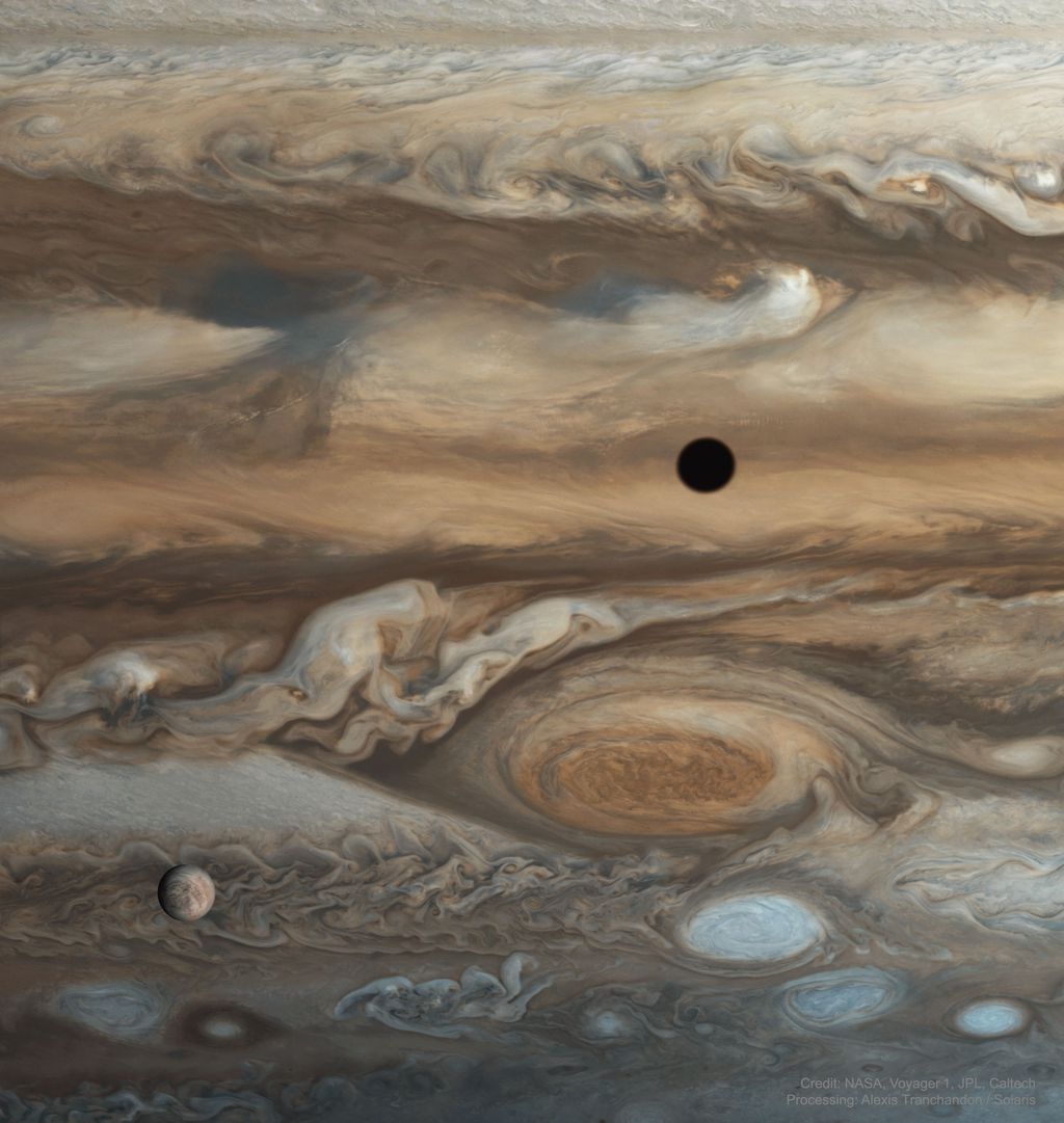 Imagem:  NASA/Voyager 1/JPL/Caltech/Alexis Tranchandon/Solaris