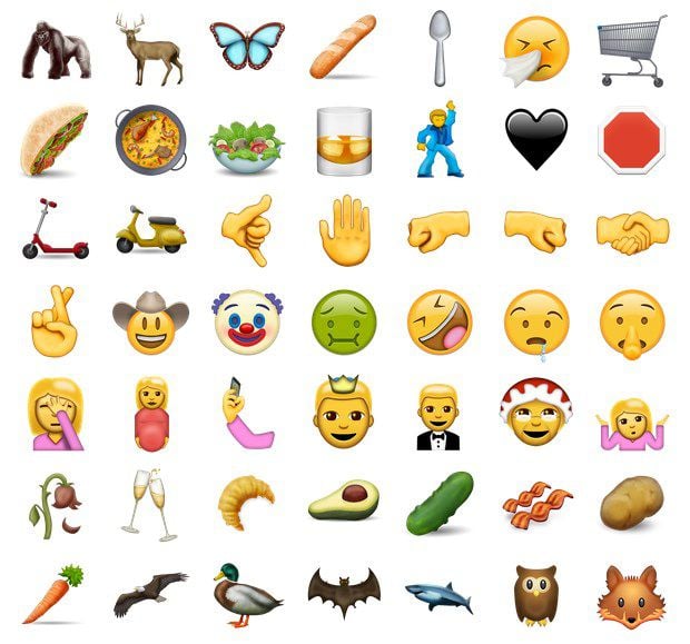 Lista Emoji : Símbolos emoji nativas em iOS e Android