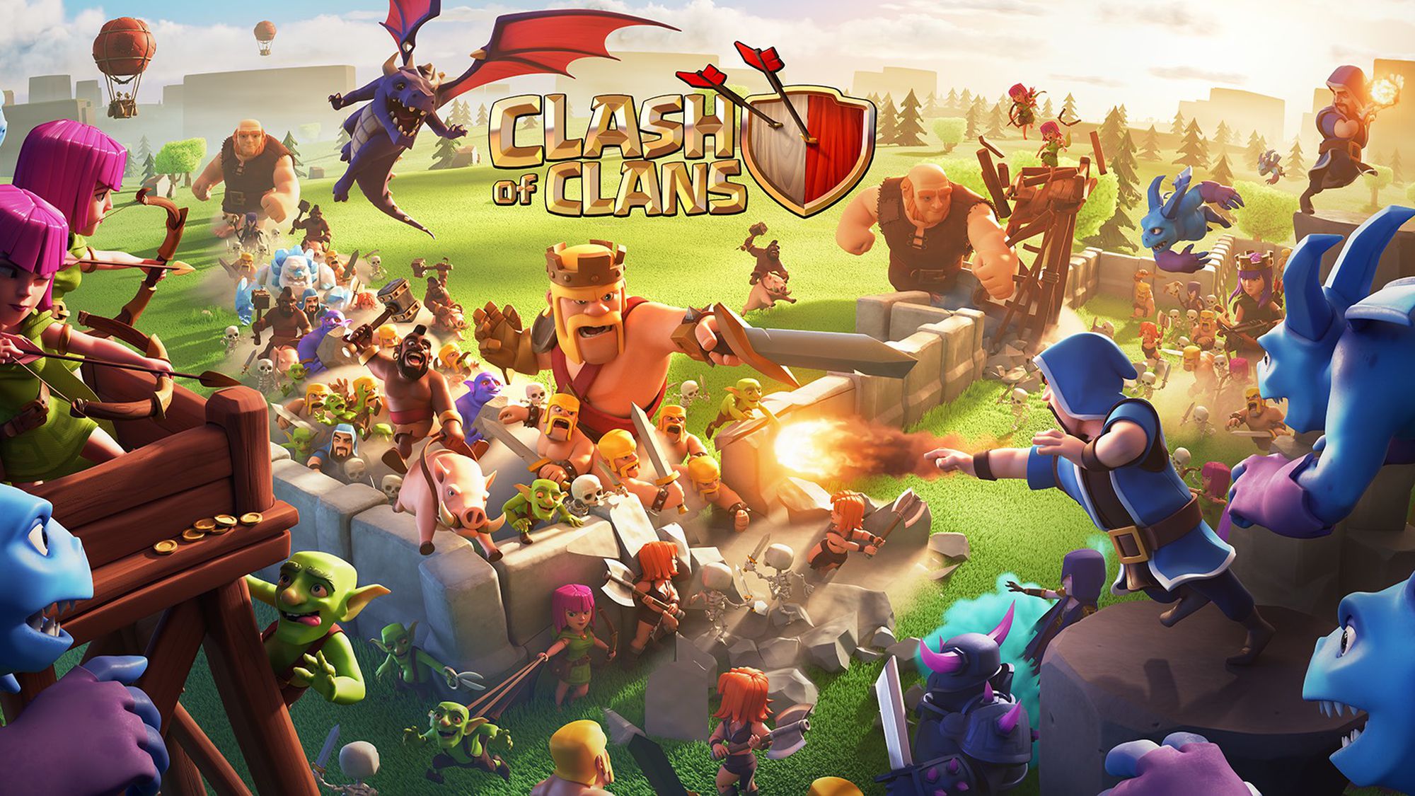 Jogo de estratégia para Android - Clash of Clans