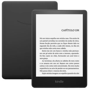 Kindle Paperwhite Amazon 6,8” 16GB 300 ppi - Wi-Fi Luz Embutida Preto [APP + CLIENTE OURO + MAGALUPAY]