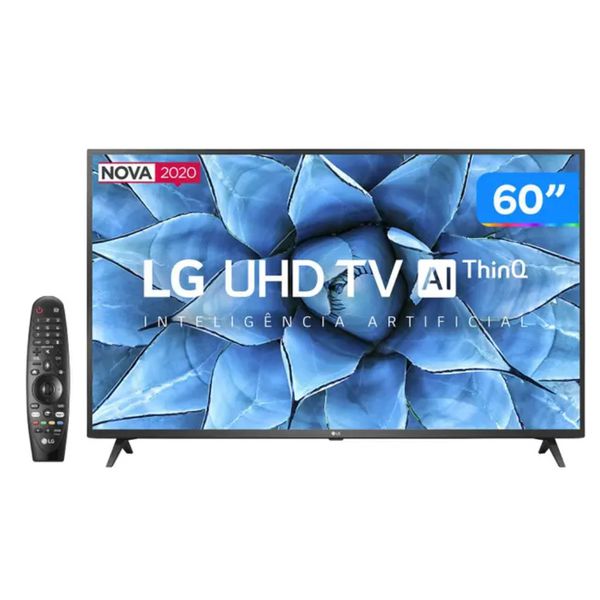 Smart TV 4K LED 60” LG 60UN7310PSA Wi-Fi Bluetooth - HDR Inteligência Artificial 3 HDMI 2 USB [CUPOM]