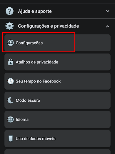 Abra as configurações do app (Imagem: André Magalhães/Captura de tela)