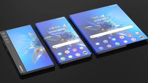 Imagens mostram visual de novo celular de tela rolável da Huawei