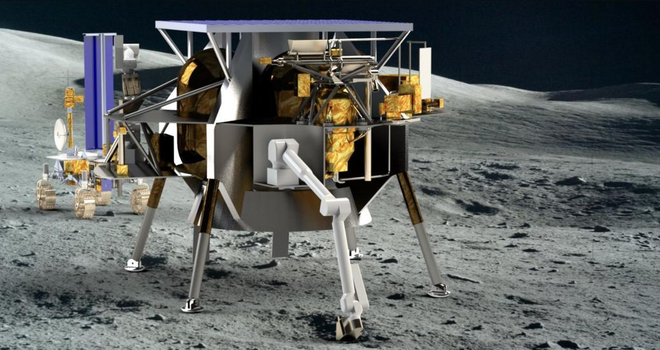 Concepção artística de um reator para extração de oxigênio do solo lunar (Imagem: Reprodução/Space Applications Services)