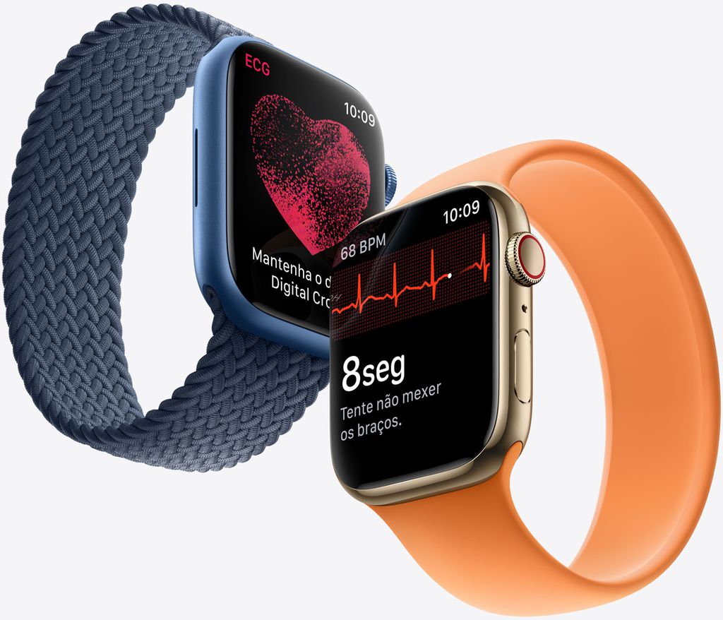 Apple Watch Series 8 poderá vir até com medidor de níveis de glicose no sangue, mas recurso não está confirmado (Imagem: Divulgação/Apple)