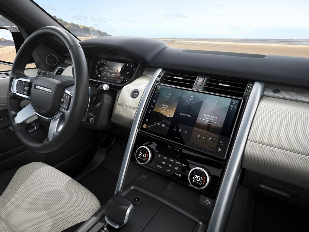 A tecnologia e o luxo estão presentes no novo Land Rover Discovery (Imagem: Divulgação/ Jaguar Land Rover)