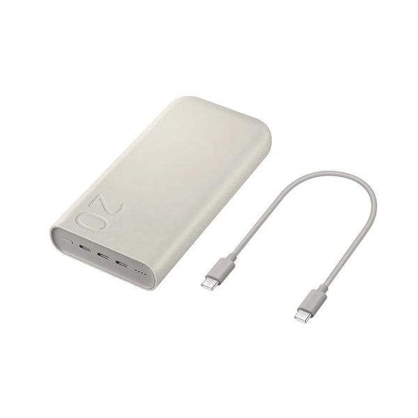 PARCELADO | Samsung Bateria Carregador Portatil 3x USB-C 20000mAh Super Rapida 45W