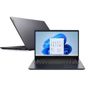 Notebook Lenovo IdeaPad 1i i3-1215U 4GB 256GB SSD Windows 11 14" 83AF0000BR Abyss Blue [CUPOM]
