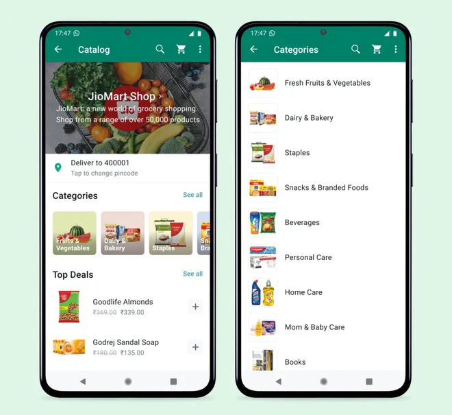 O WhatsApp quer substituir os aplicativos de delivery de alimentos (Imagem: Reprodução/WhatsApp)