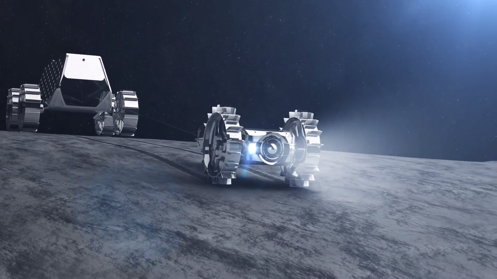 Conceito do rover que a ispace pretende levar à Lua (Imagem: ispace)