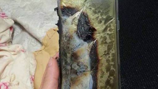 Galaxy Note7 pega fogo durante recarga da bateria