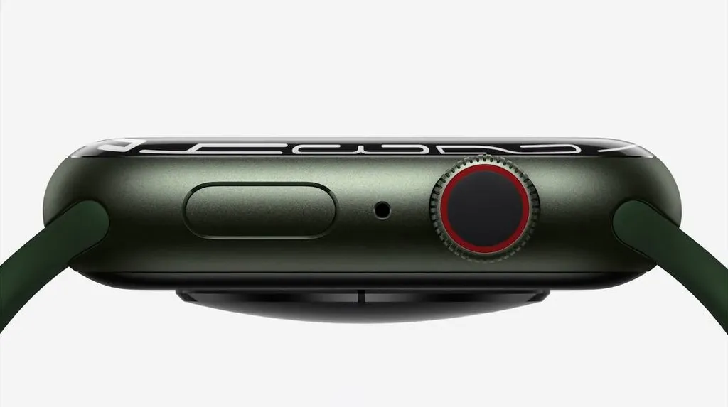 iPhone 15 Pro e 15 Ultra podem herdar efeito de refração do Apple Watch Series 7 e 8 graças ao novo vidro curvado e tela de bordas finas (Imagem: Divulgação/Apple)