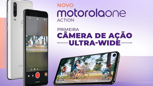 Imagem revela que Motorola One Action chega ao Brasil nesta sexta (16)