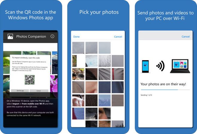 Photos Companion chega ao iOS para facilitar envio de fotos a PCs com Windows