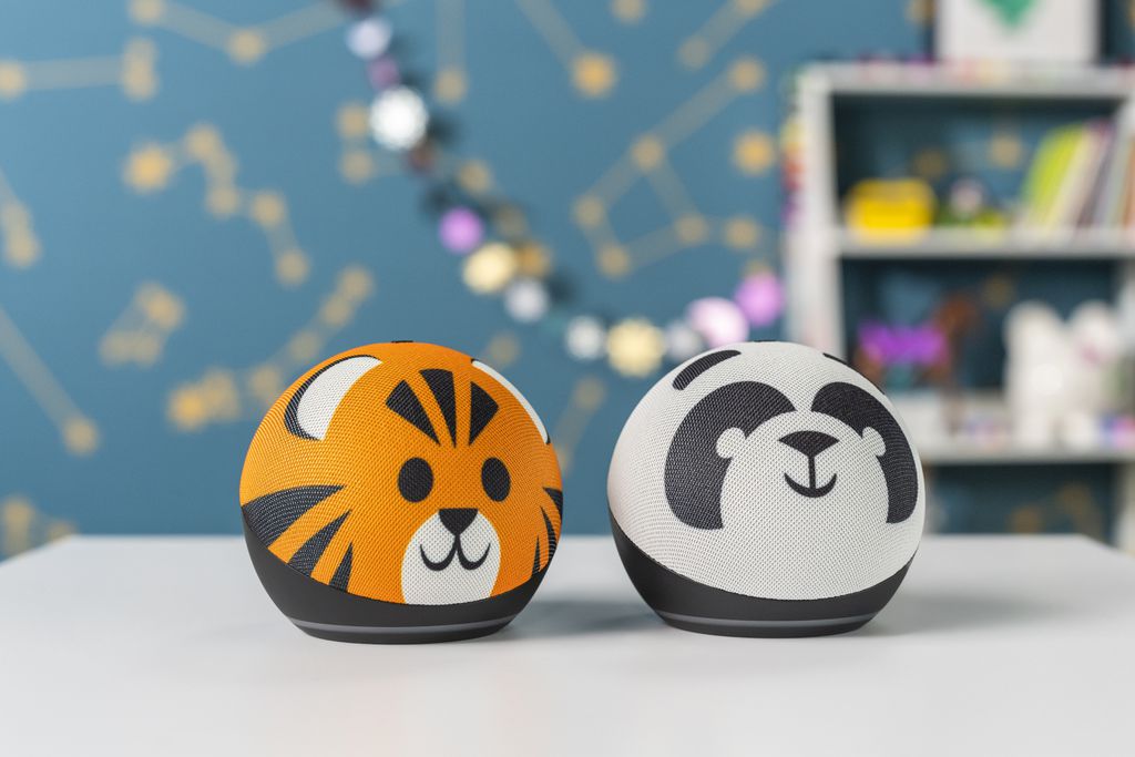 Echo Dot Kids Edition têm desenhos de animais (Imagem: Reprodução/Divulgação/Amazon)