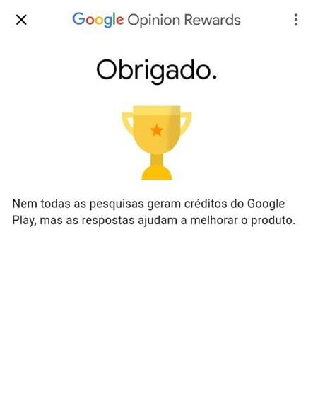 Não estou conseguindo usa o crédito do GOOGLE OPINION REWARDS, já vasculhei  todo o suporte da GOOGLE - Comunidade Google Play