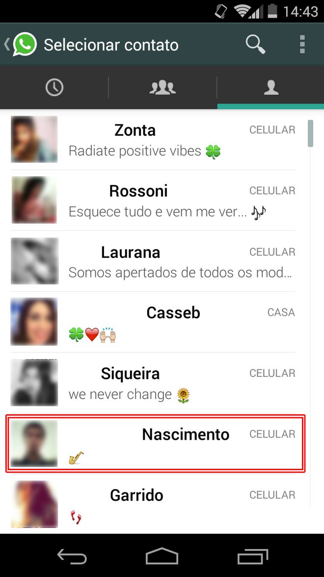 Whatsapp - Encaminhar mensagem