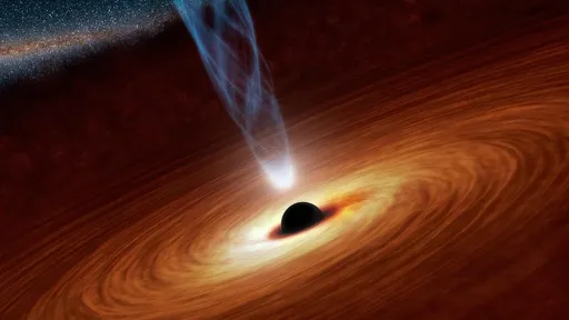 Explosões ao redor de buracos negros podem ajudar a desvendar matéria escura