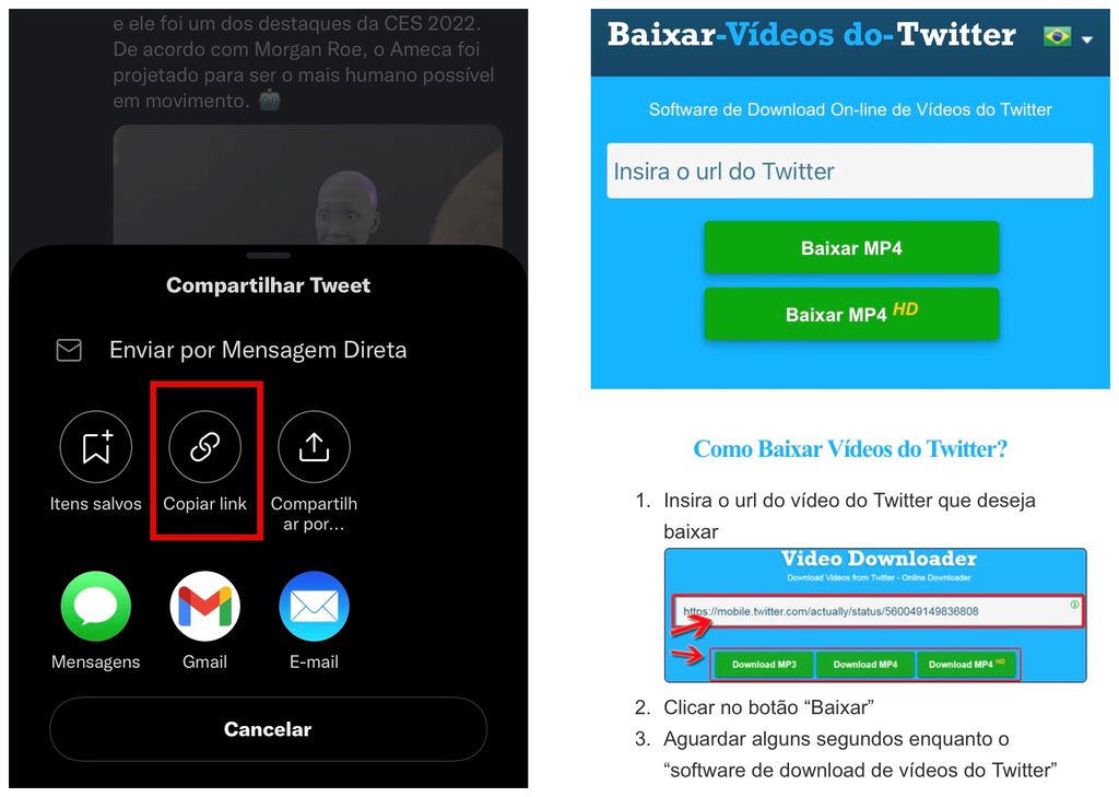 Como Baixar Videos Do  No ANDROID 