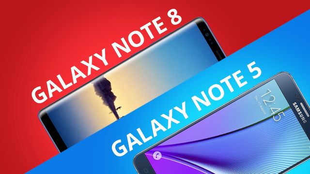 Samsung Galaxy Note 8 vs Galaxy Note 5 [Comparativo]