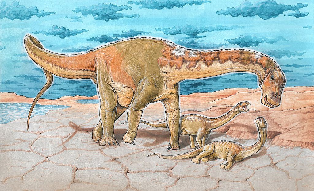 Assim deve ter sido o Lavocatisaurus (imagem: Gabriel Lio)