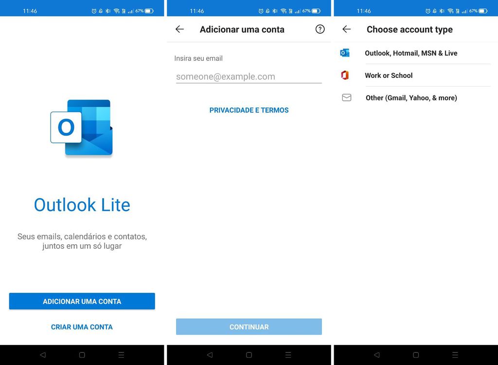 Outlook Lite