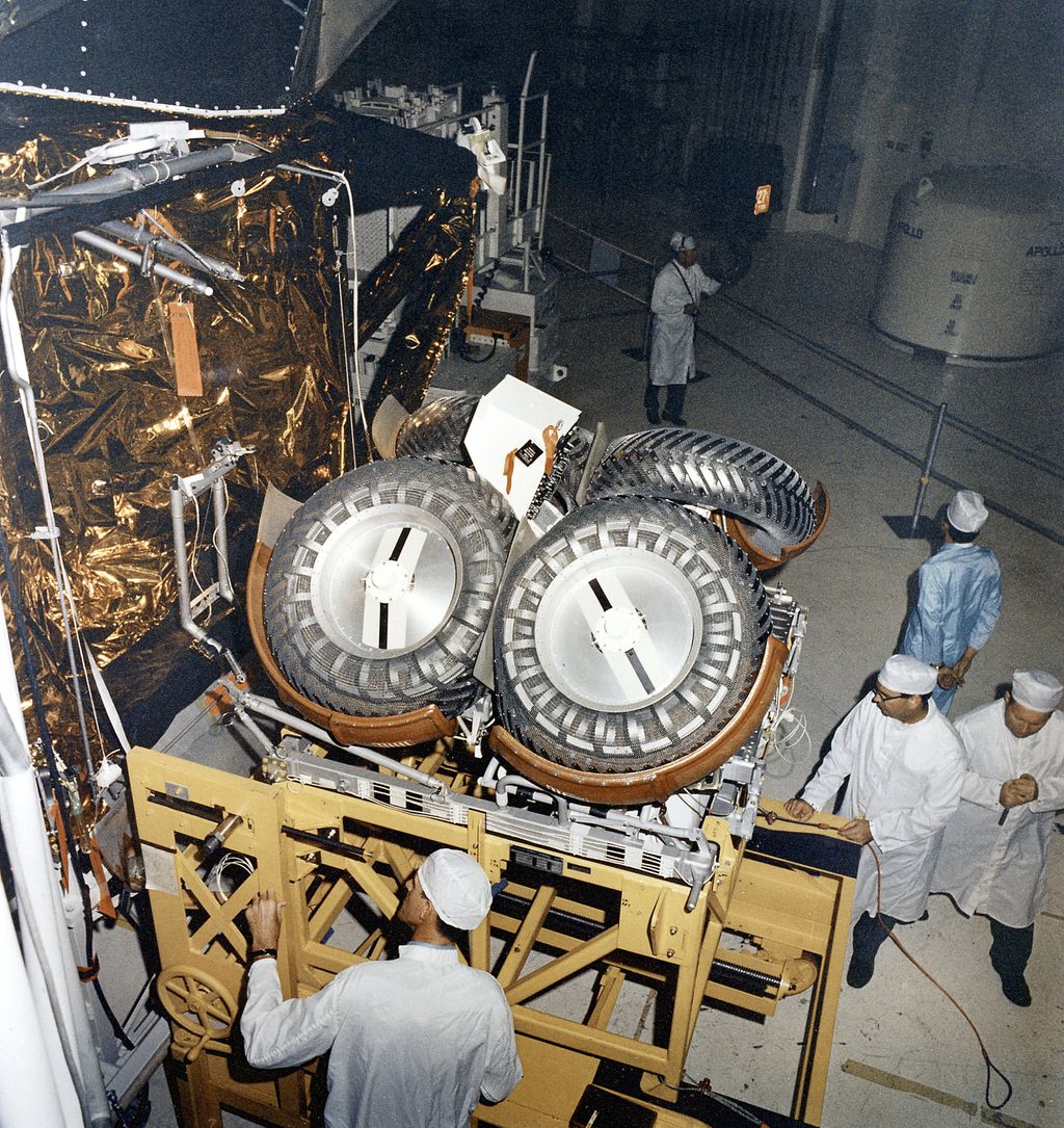 A modularidade do rover lunar ajudou na logística da Apollo 15 (Imagem: Imagem: Reprodução/NASA)