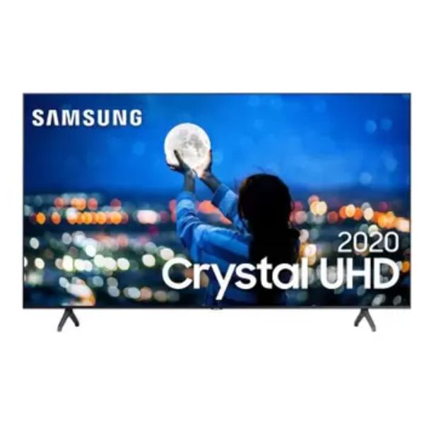 Smart TV Samsung Crystal UHD 4K TU7000 58 Borda ultrafina Controle Remoto Único Bivolt