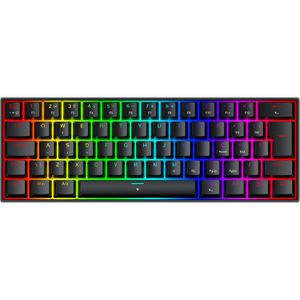 Teclado Magnético Gamer Redragon Fizz RGB Preto 60% Polling Rate 8K Rapid Trigger Switch Linear K617RGB-M