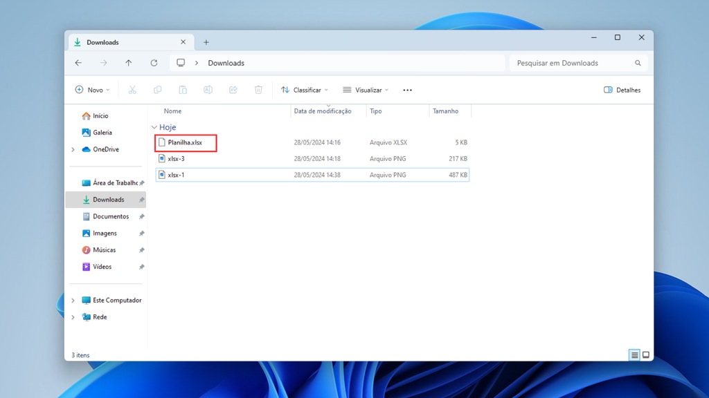 Como abrir um arquivo XLSX no computador (Imagem: Captura de tela/Bruno De Blasi/Canaltech)