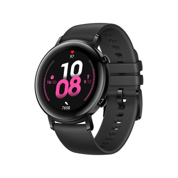 Smartwatch GT 2 - DAN-B19S Huawei Preto com 1,2'', Pulseira de Silicone, Bluetooth e 4 GB