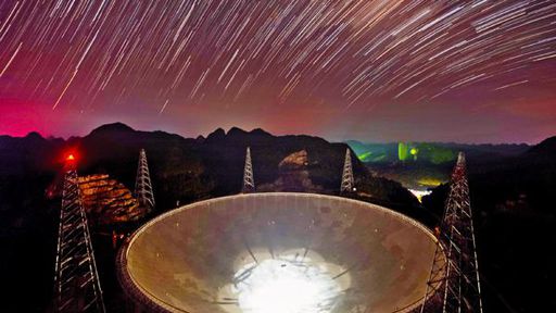 O maior radiotelescópio do mundo, FAST está prestes a ser inaugurado na China