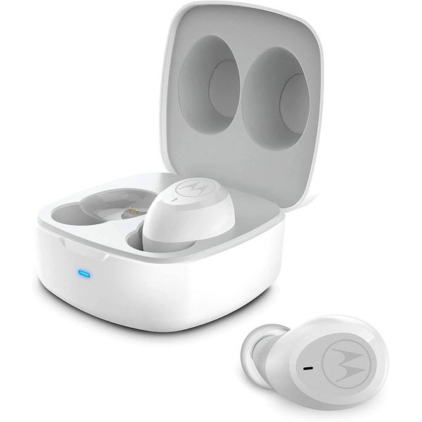 Fone de Ouvido Motorola Vervebuds 100 Bluetooth Estéreo Resistente à Água Branco