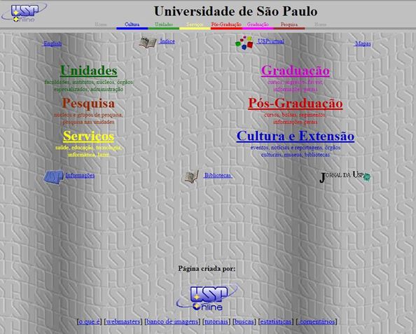 Página da USP