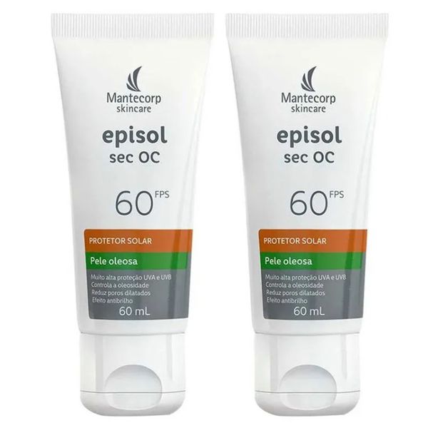 PIX | Kit 2x Protetor Solar FPS60 Episol Mantecorp Skincare